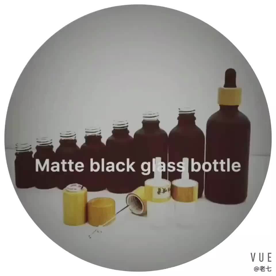 Download 5ml Paper Tube 10ml 15ml 20ml 30ml 50ml 100ml Matte Black Essential Oil Serum Glass Dropper ...