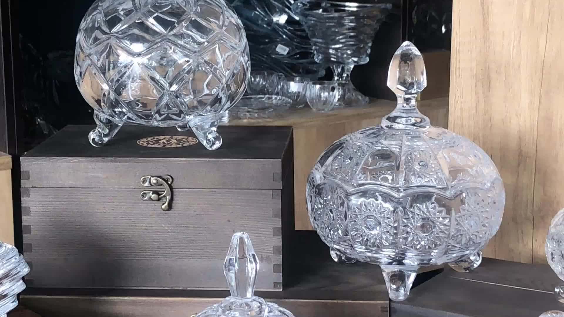 Home Decorative Candy Jar Candy Dish Candy Buffet Storage Container