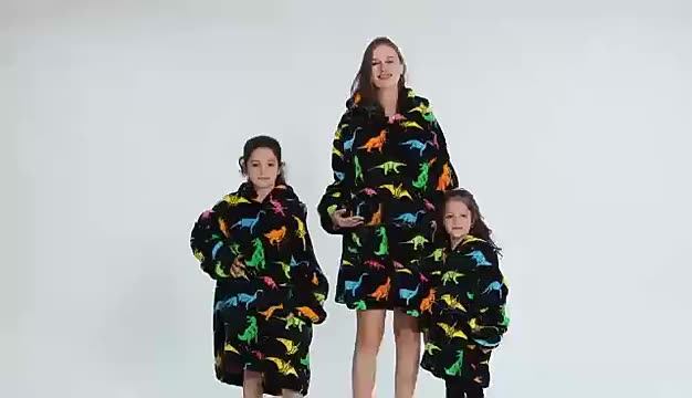 MU Hot Sale Large Hoodies Blanket Soft Oversized Sweatshirt