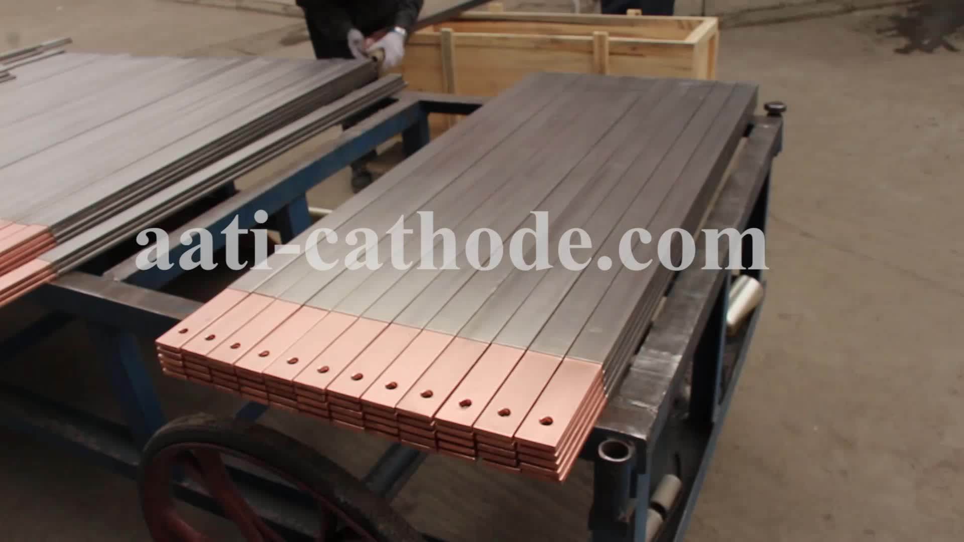 Titanium Clad Ti Aluminum Bus Bars With Material Ti Astm B265 Gr1 And