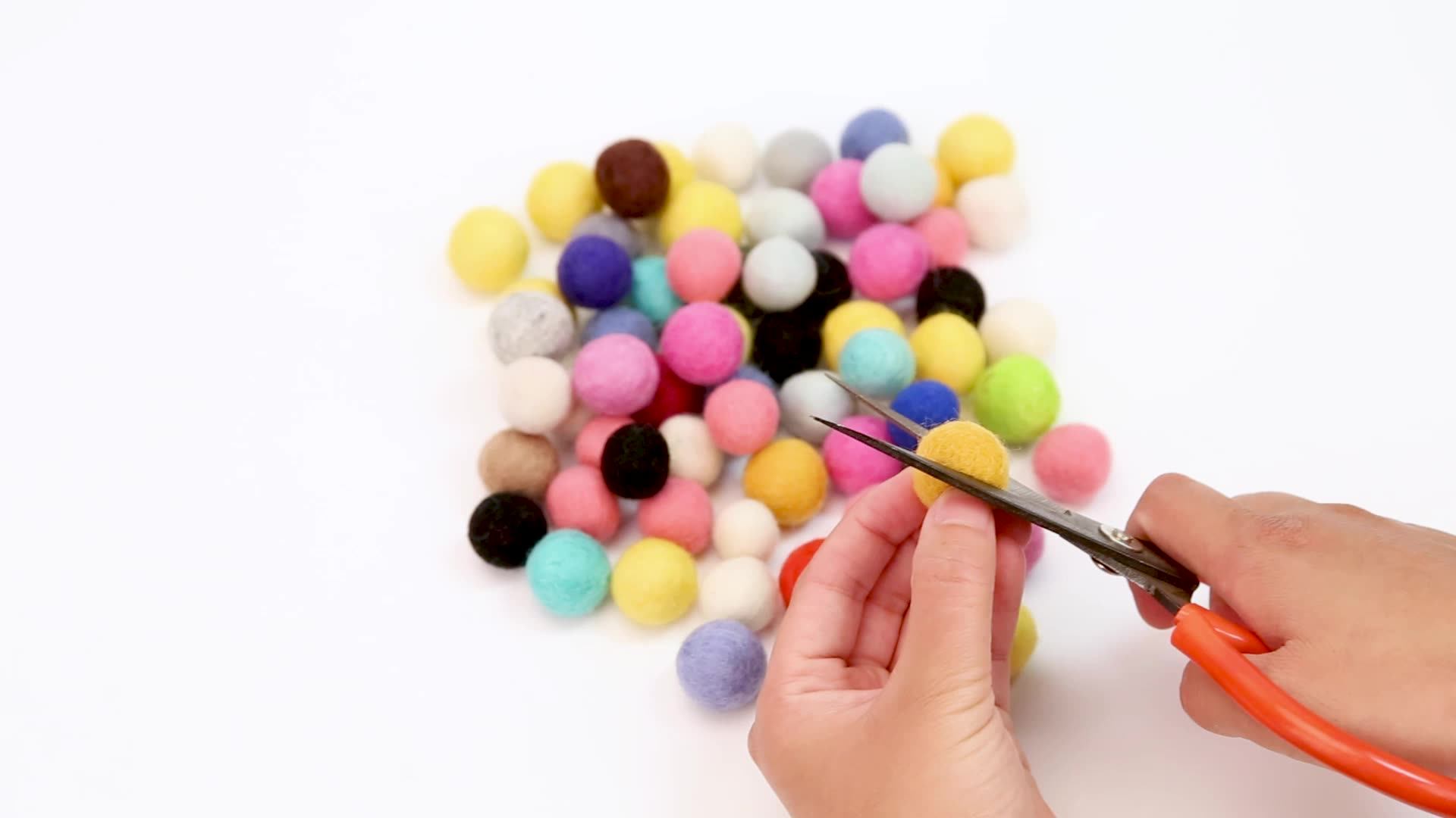Ecofriendly Diy 2cm 3cm Felt Wool Balls Wool Felt Balls 2 Cm 3 Cm Wool