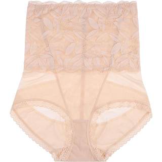 夏娃之秀蕾丝高腰内裤女超薄透气收腹裤提臀塑身性感舒适女三角裤