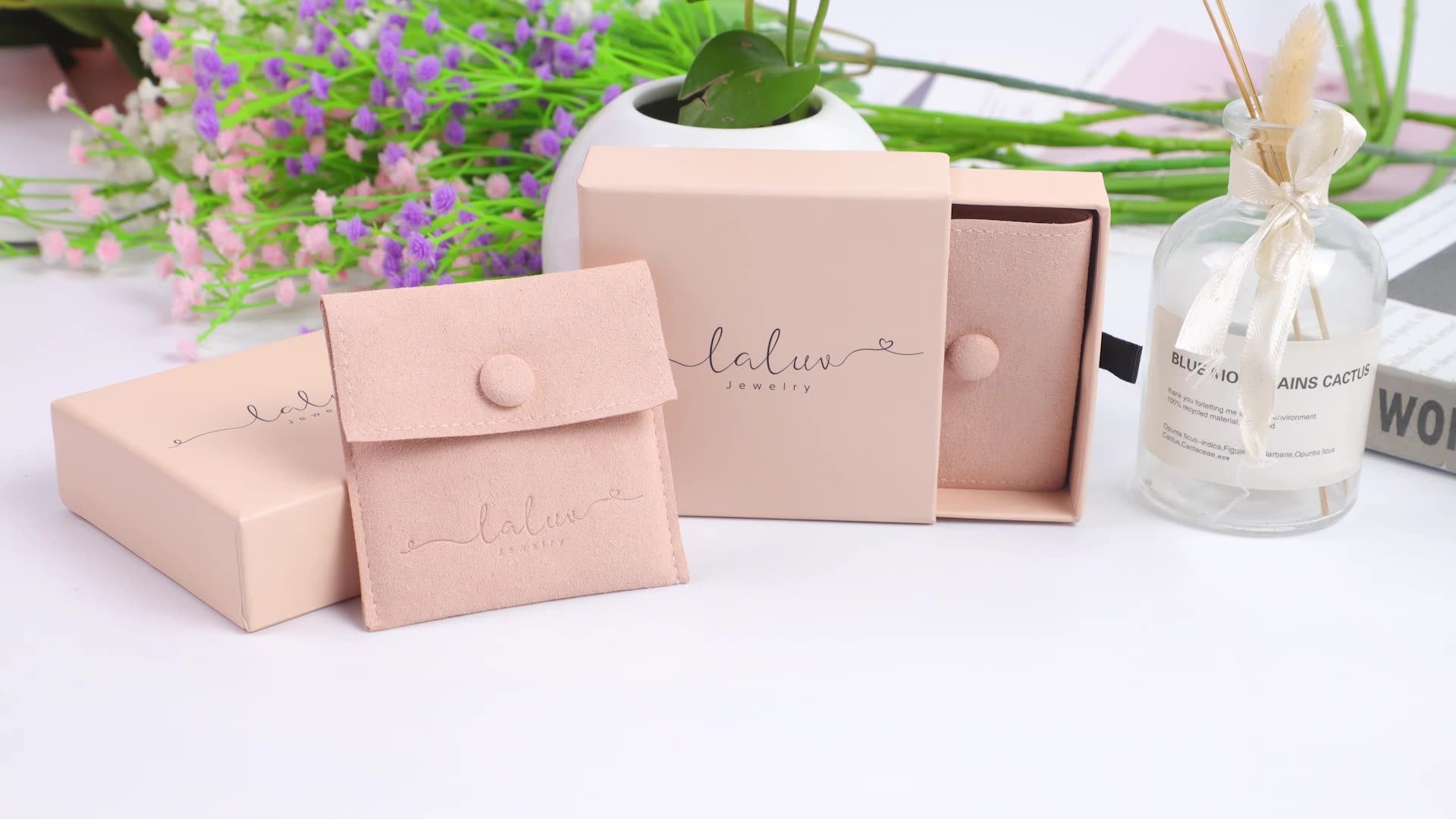 2022 Custom Jewelry Box Personalized Logo Packaging Drawer Cardboard