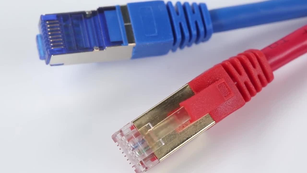 Low Price Network Cable Cat7 Cat7a Cat8 Sftp Patch Cord Cable 27awg