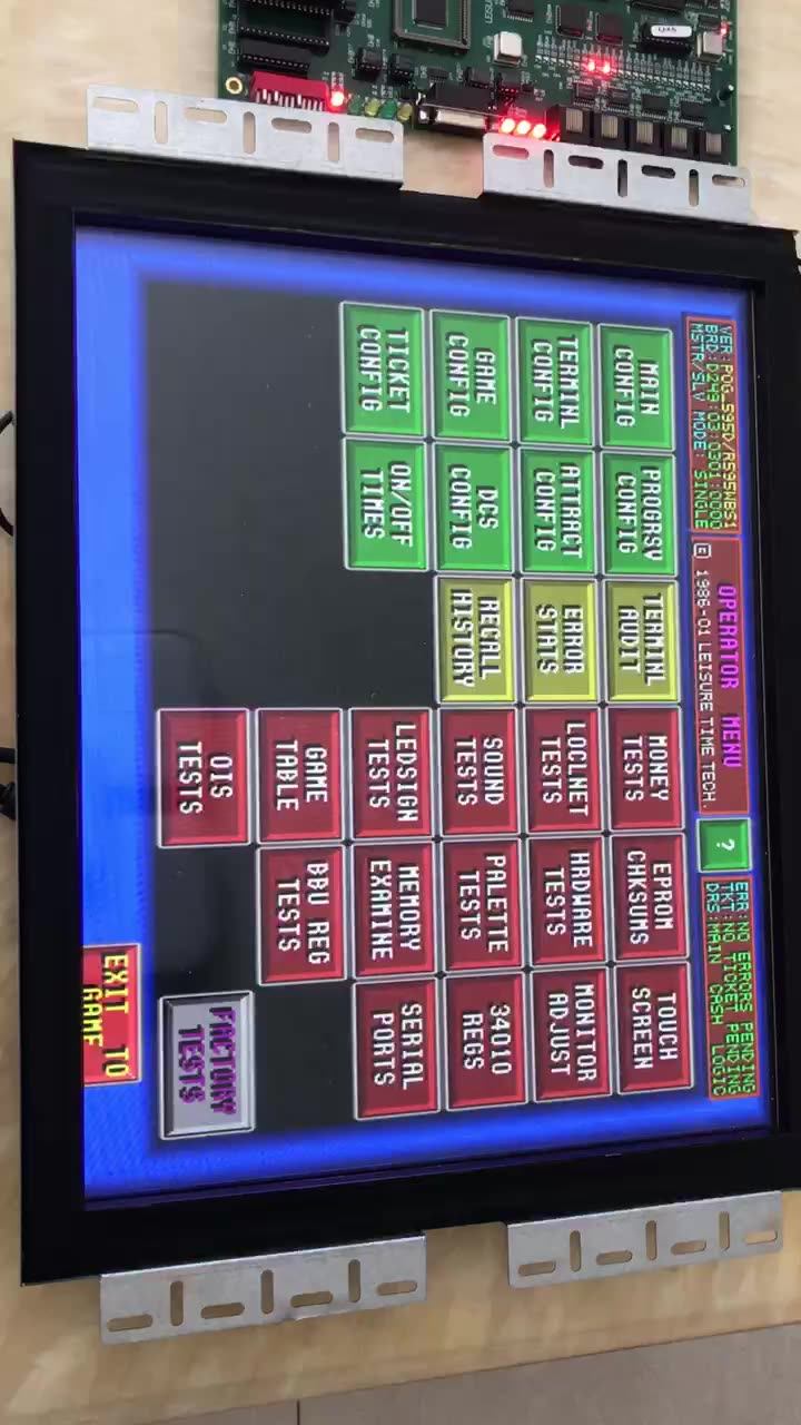 Monitor Game Wms Pog 19 Inci Layar Sentuh Inframerah Untuk Video Game