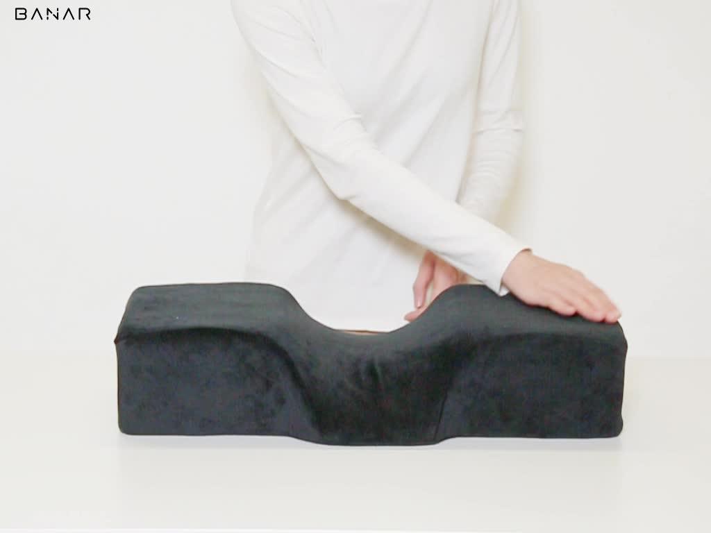 Custom Wedge Beauty Cervical Head Support Rest Eye Lash Pillow Memory