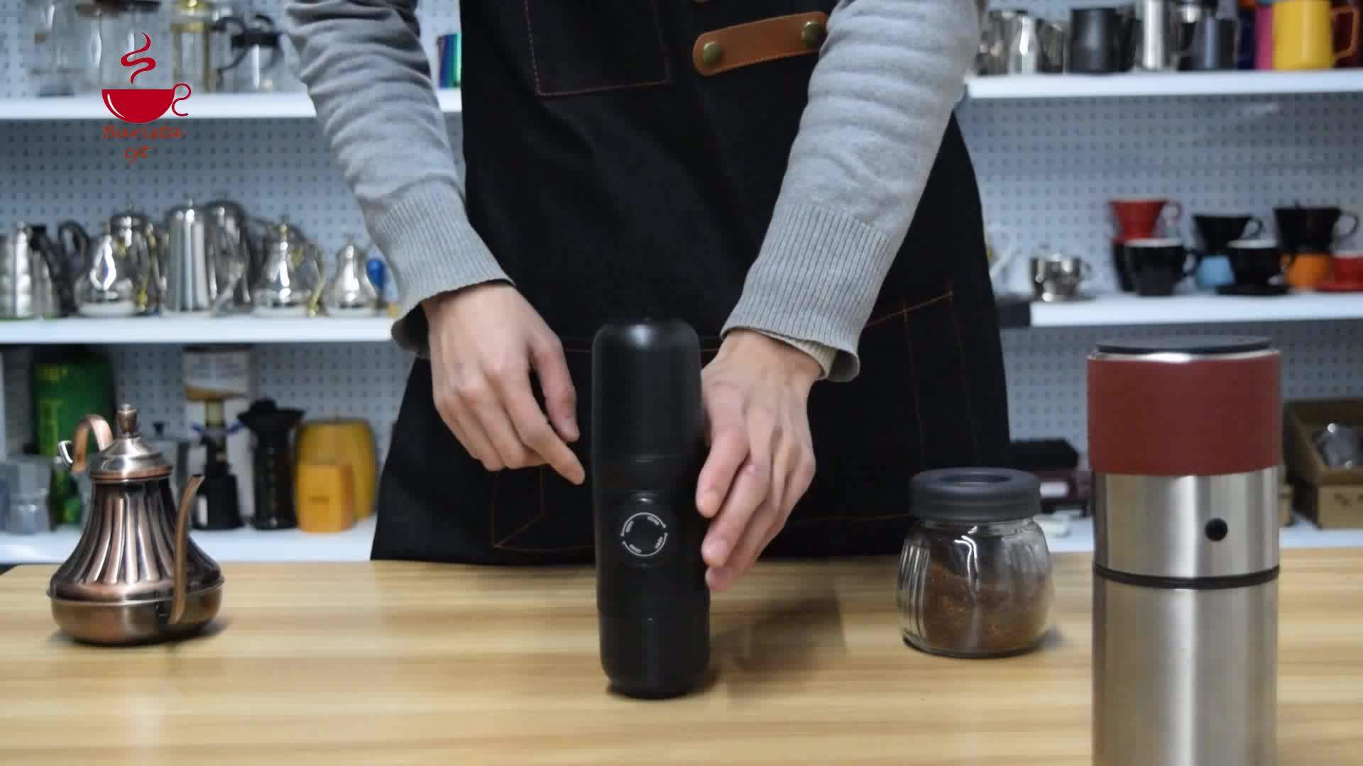 80ml Manual Portable Single Cup Mini Pressure Coffee Maker Hand