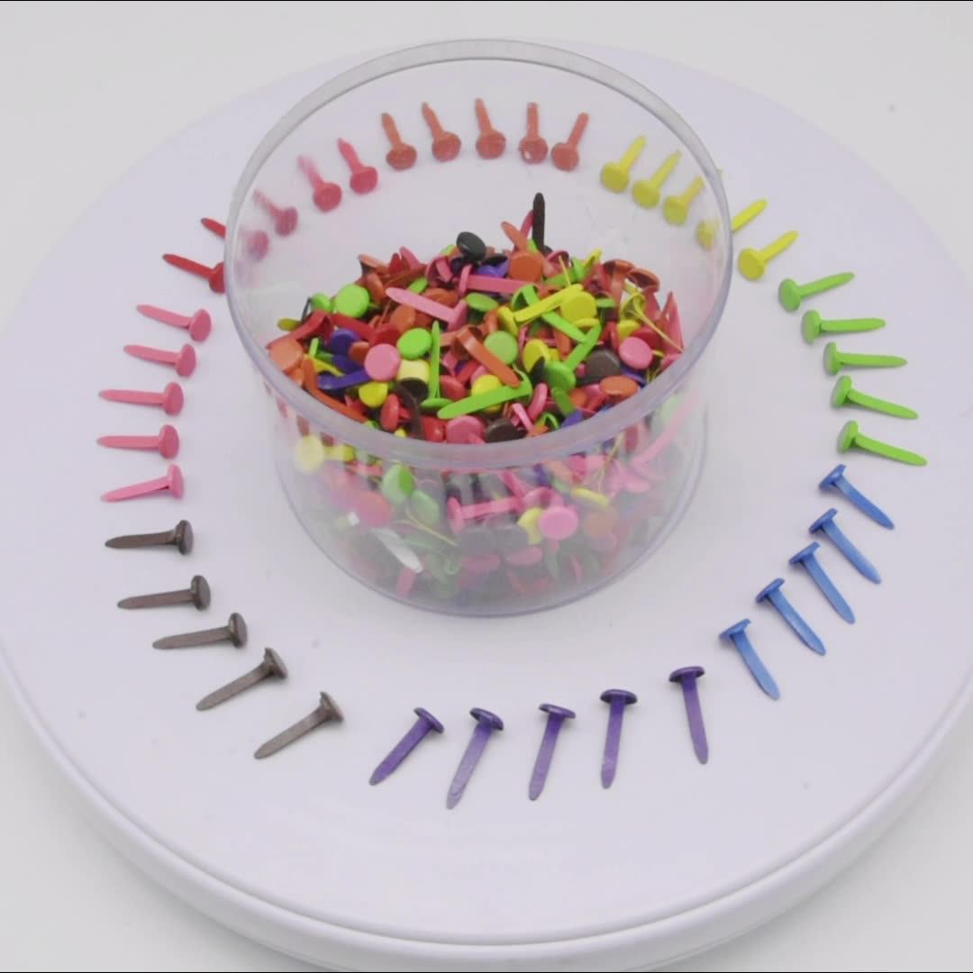 Wholesale Brads,Golden Metal Paper Fastener Brads Scrapbooking Photo