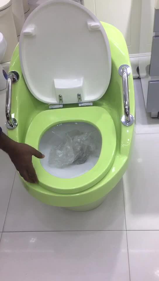 New Product Plastic Toilet Sanitary Ware Floor Mounted Water Closet