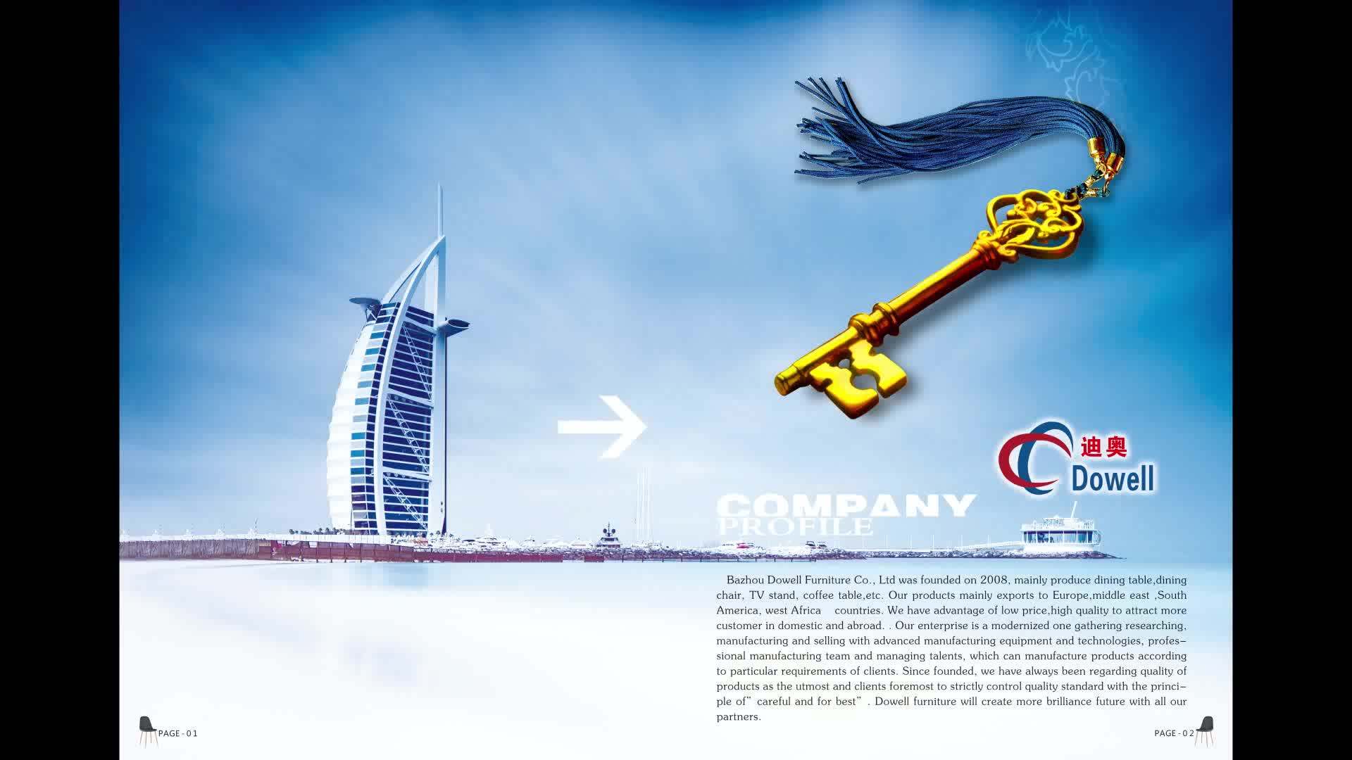 Luxury Modern Fashion Living Room Table Tempered Glass Dining Table Set