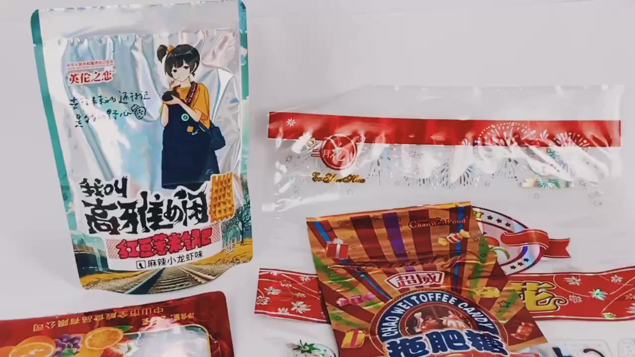 Wholesale Custom Laminated Plastic Zipper Frozen Fish Vacuum Bag Dried