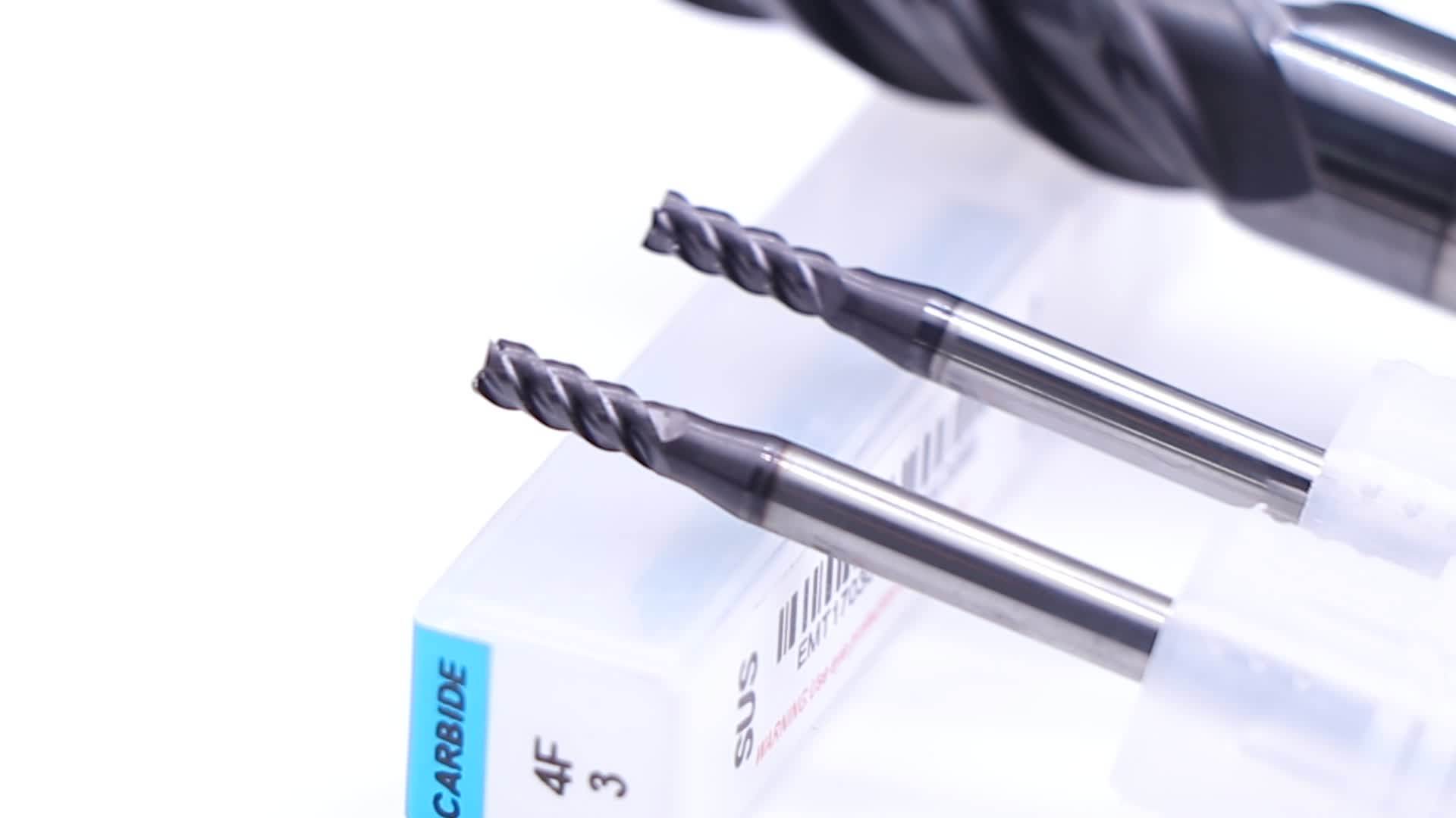 Cnc End Mill Set,Carbide Stainless Steel Milling Cutter,Cnc Router Bits ...