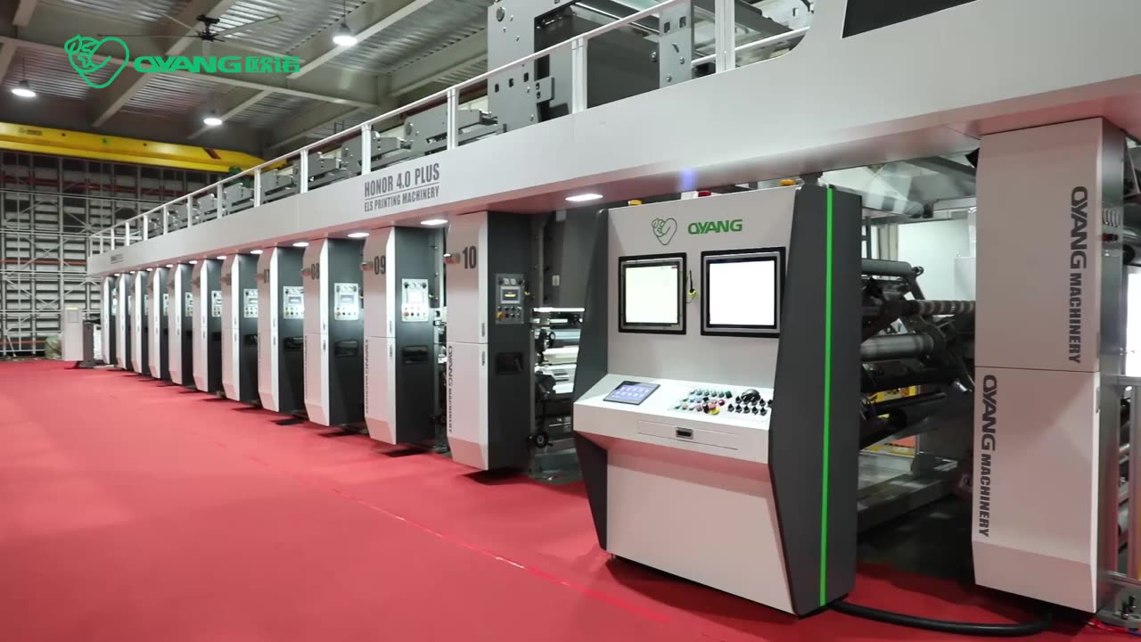 Gravure Printer 10 Colors Paper Bopp Pet Pvc Pe Printer Set Type