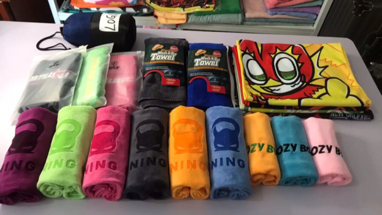 Custom Microfiber Sublimated Digital Sublimation Beachtowel Printed