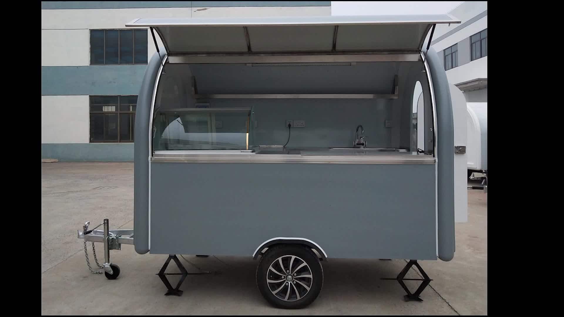 Low Price Mobile Catering Vans/mobile Food Cart/ Food Trolley Cart