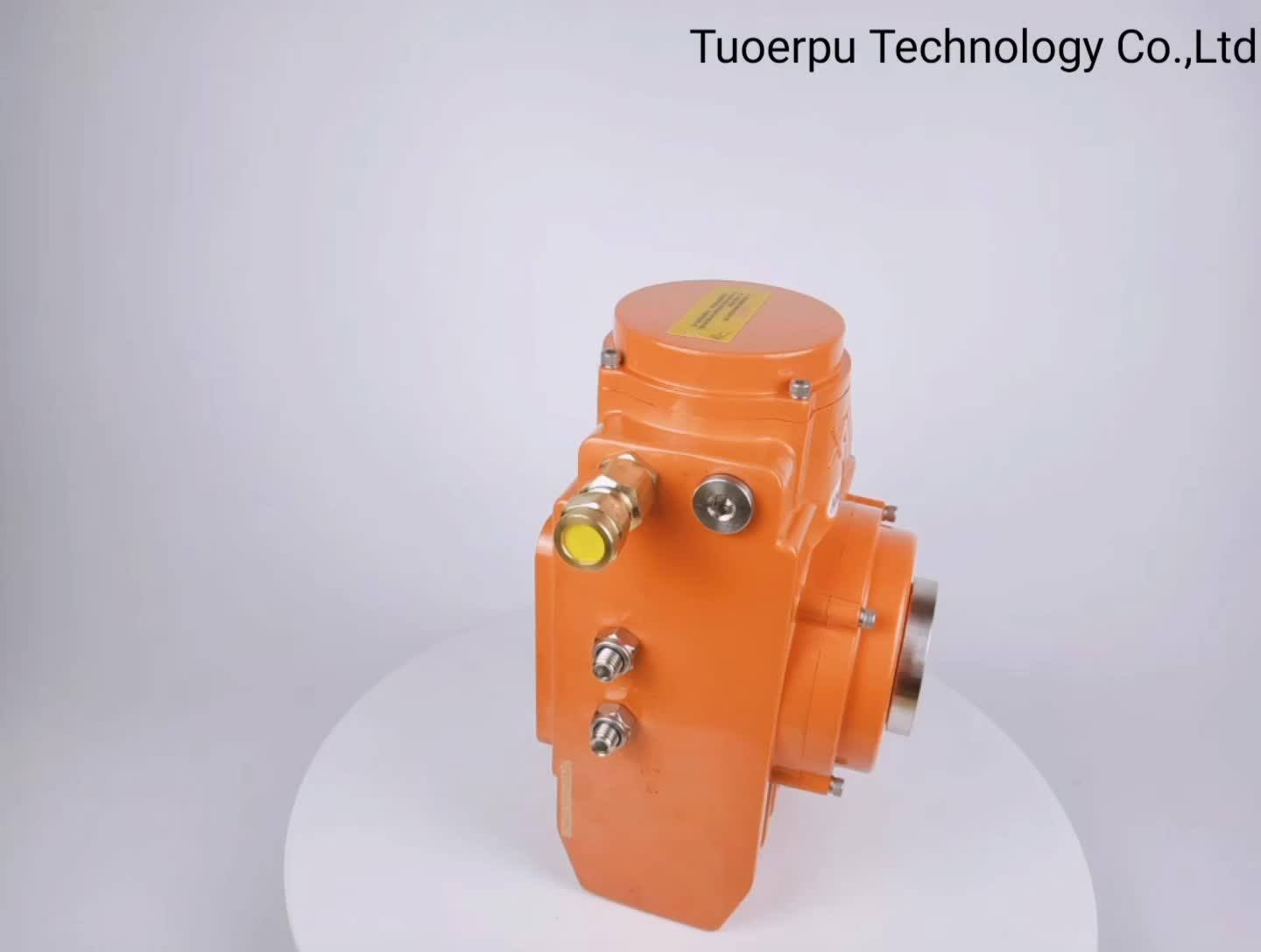 Compact Quater Turn Dc Rotary Actuators Electric 24vdc With Valves