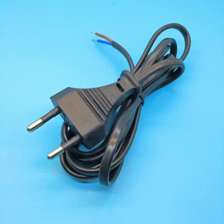 High Quality 2 Pin Extension Cord Eu Plug Ac Power Cord For Home