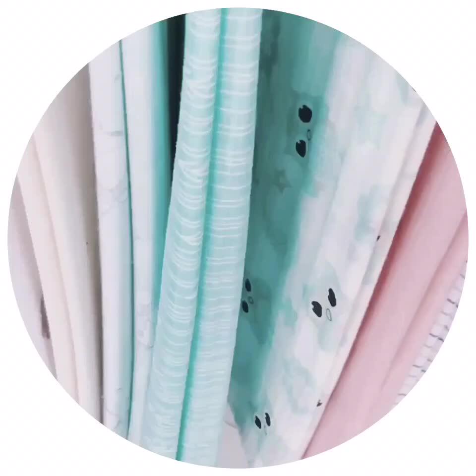 100 Bamboo Cotton Bleach Printed Fabric For Baby Blankets Buy Bamboo