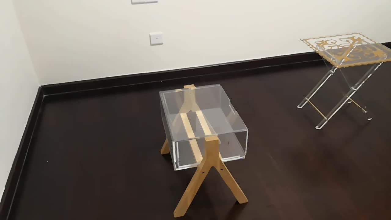 Wood And Acrylic Contemporary Perfect Design Clear Acrylic Side Coffee