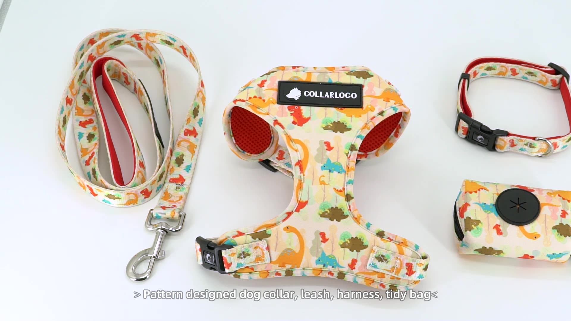 Christmas Dog Harness Tactical Soft No Pull Dog Harness Custom Design