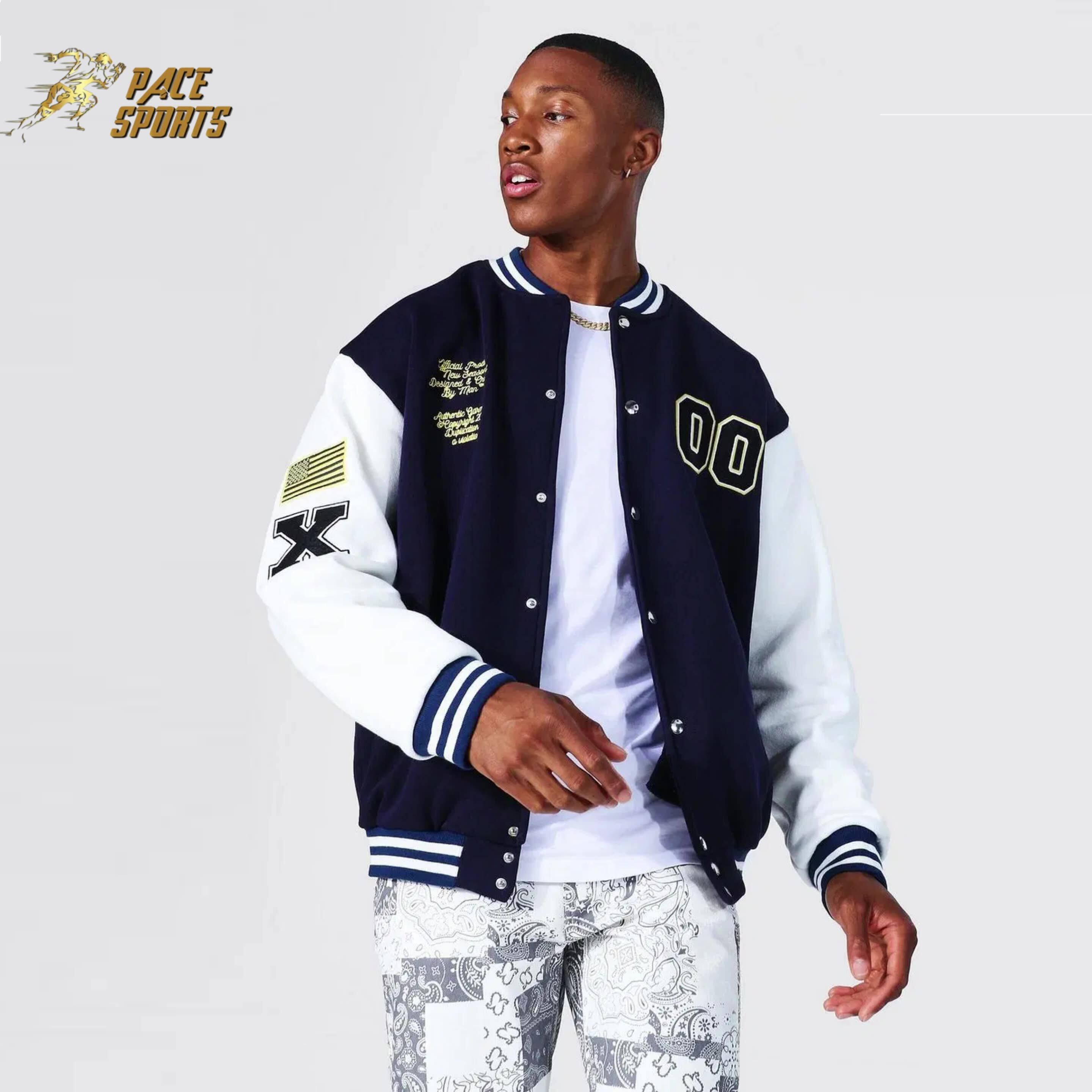 High Quality Letterman Varsity Jackets Wool Body Genuine Leather