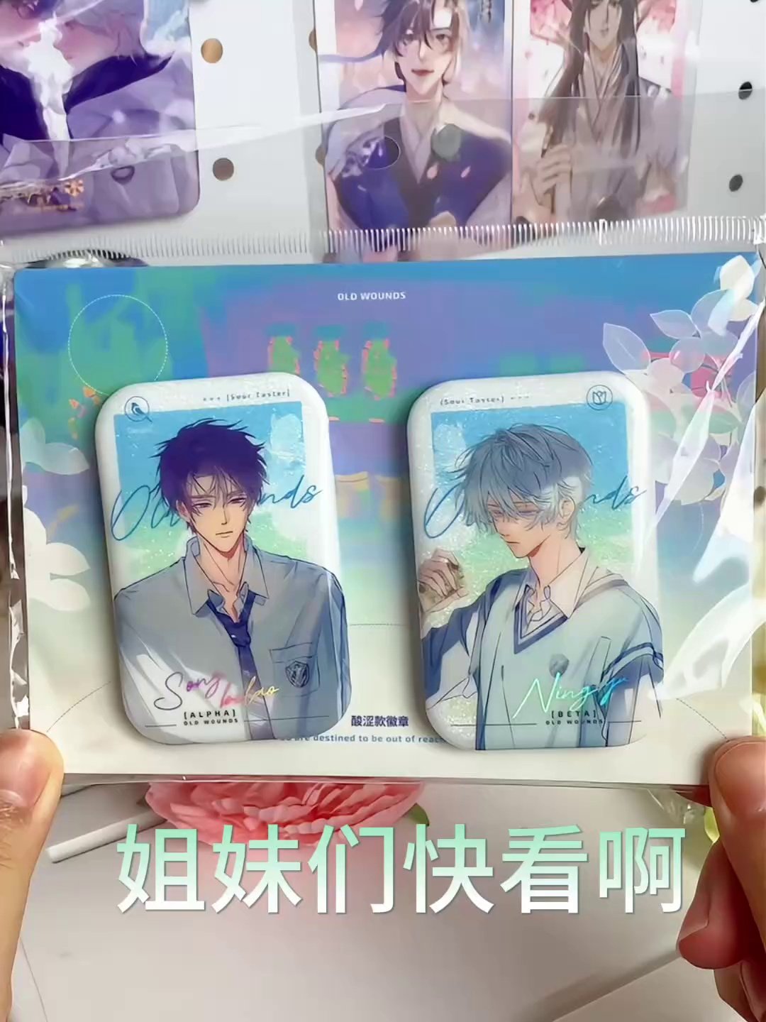 陈伤宋伯劳宁郁吧唧徽章原著衍生时光变奏觅星社官方正版周边谷子！这波联名太绝了，不买我先哭为敬😭_动漫徽章_淘宝游戏网