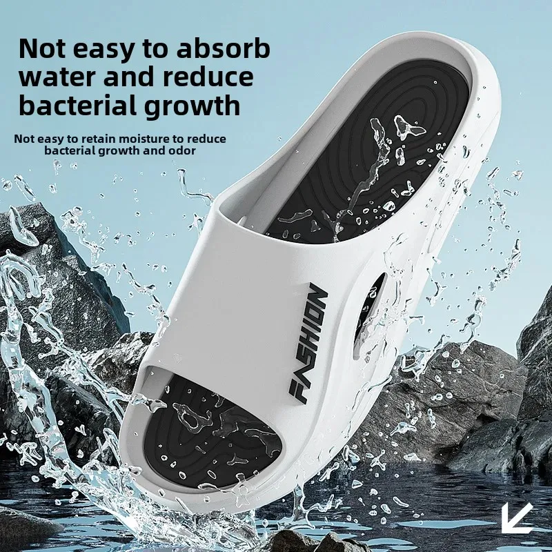 Men's Non-Slip Slippers Bathroom Bath Deodorant Indoor Home 2024 New Soft Bottom Household Sandals Men's Outer Wear