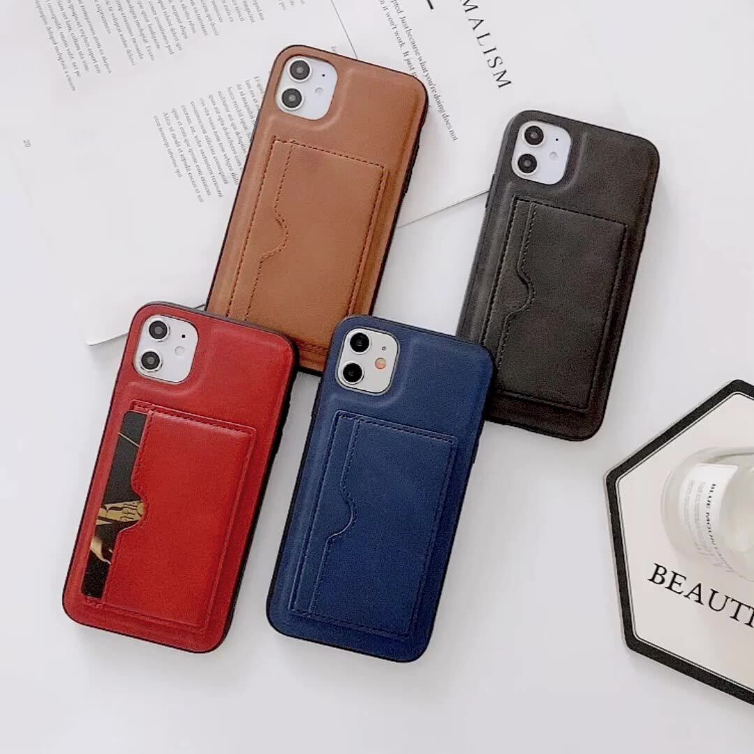 Phone Case Leather Card Holder Leather Case Phone For Iphone 11pro