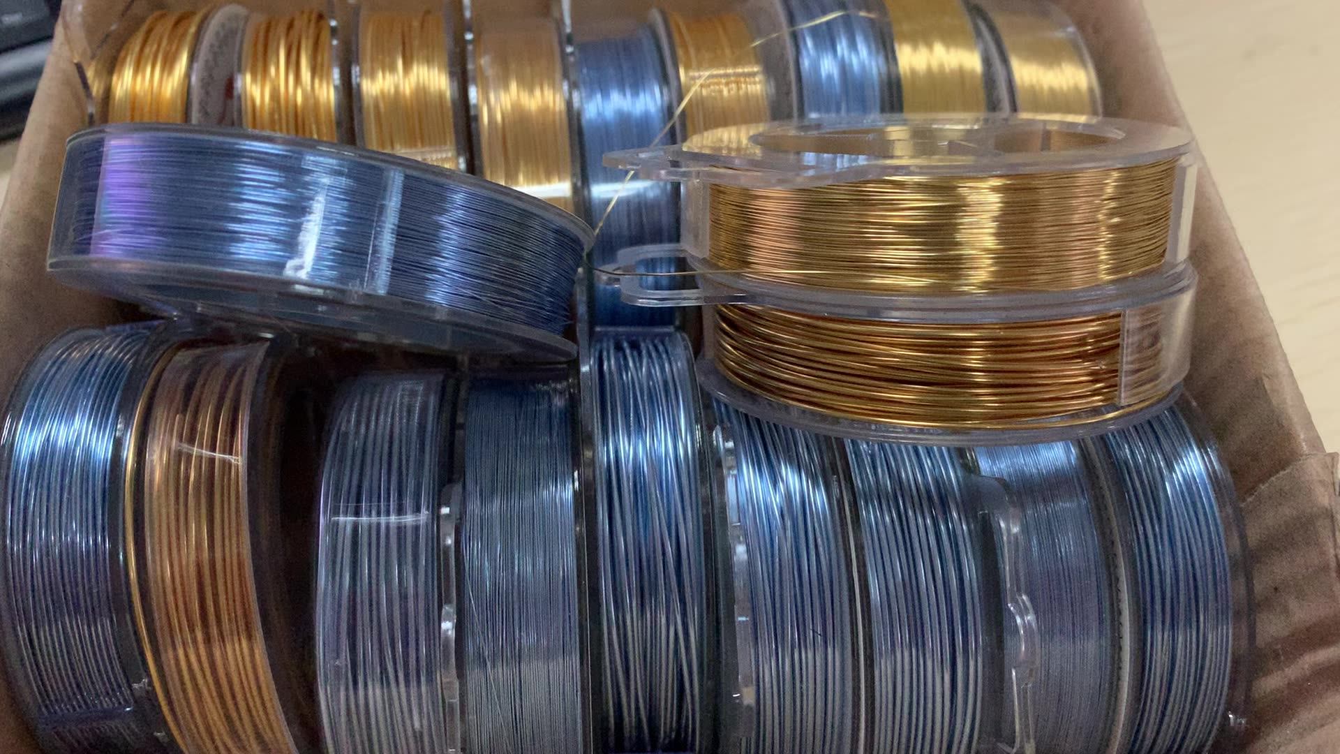 Wholesale Silver Plated Copper Wire 0.3mm In Gold Color Buy Beading