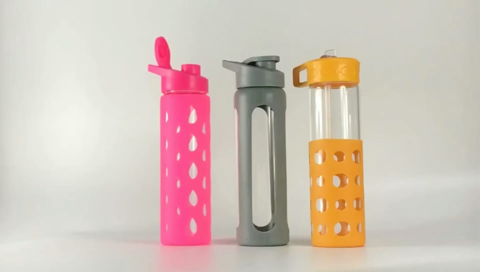 21oz Fashion Crystal Nontoxic Break Resistant Borosilicate Glass Water