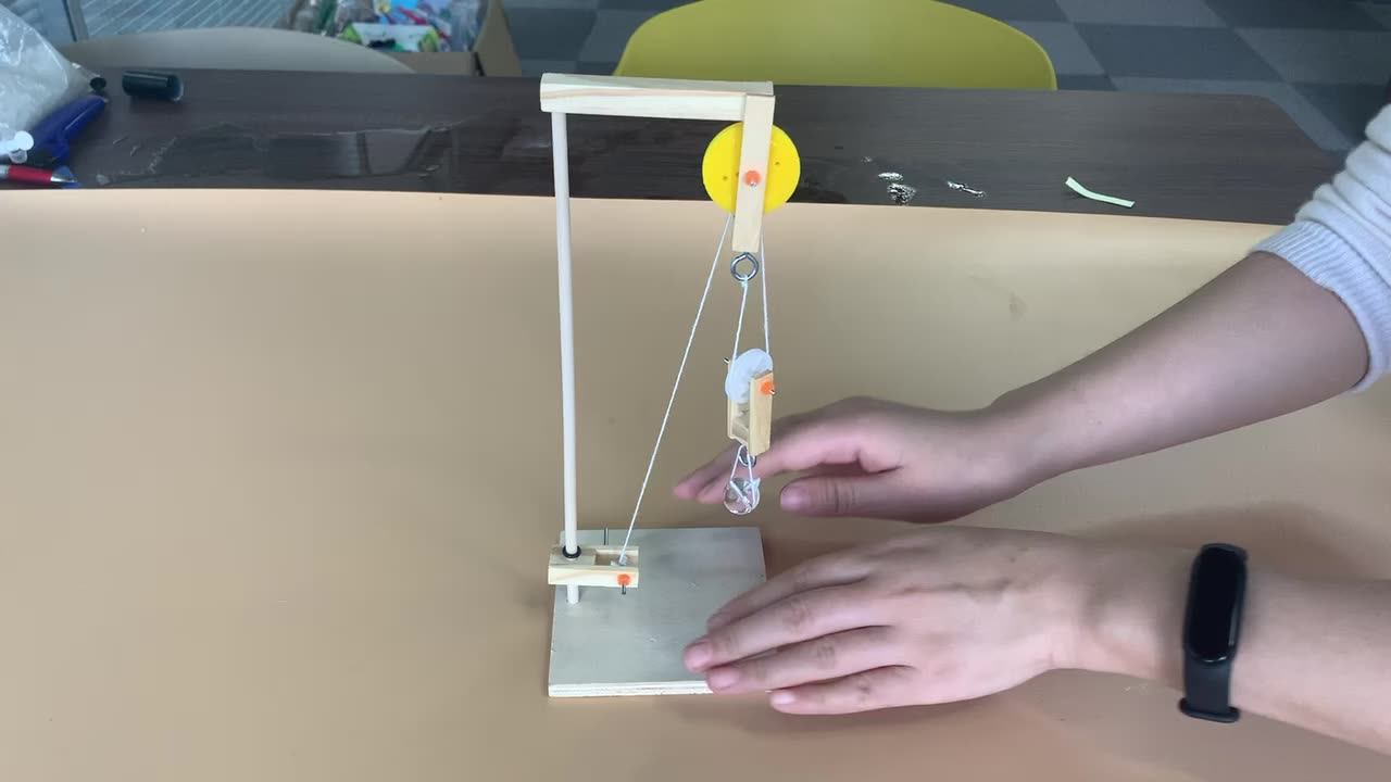 Diy Stem Toy Educational Science Pulley Experiment Kit For Kids