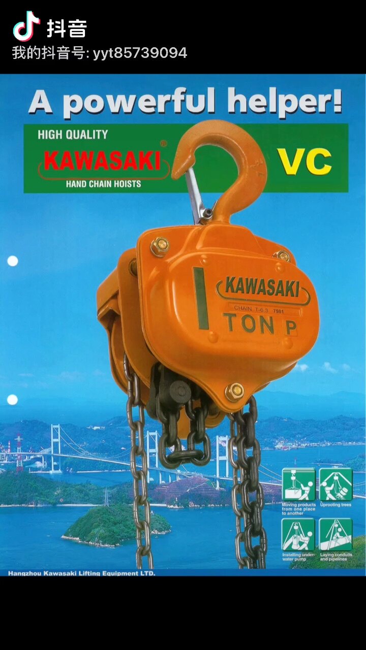 Kawasaki Type/ 3t Vc Chain Hoist/3t Vc Chain Block Buy 3t Vc Chain