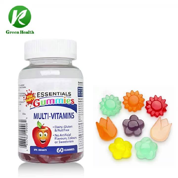 2019 Oem/odm High Quality Bear Vitamin C Gummies Hair Vitamin Gummy
