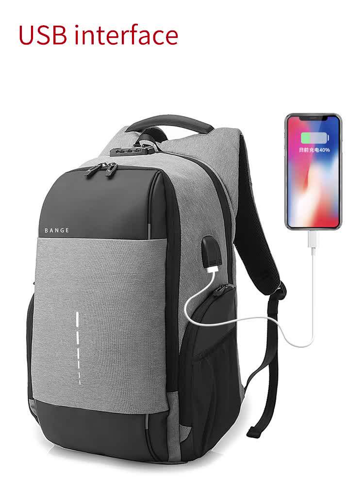 2020 Wholesale Business Usb Reflective Men Fashion Waterproof Anti