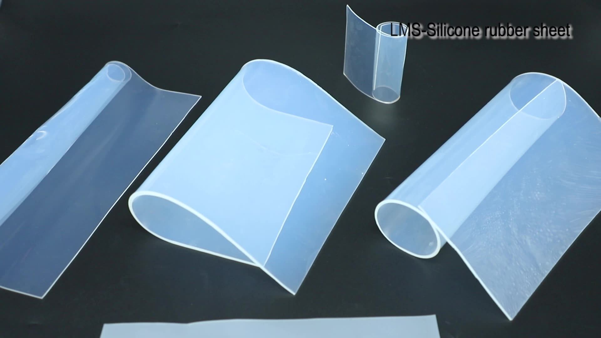 Vulcanized Soft Vacuum Press Hot Stamping 2mm Silicone Rubber Sheet For
