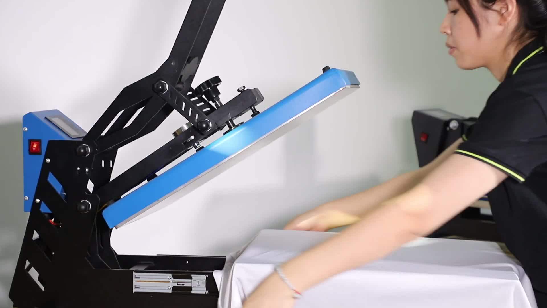 38*38cm Drawout Heat Transfer Press Printing Machine For Textile