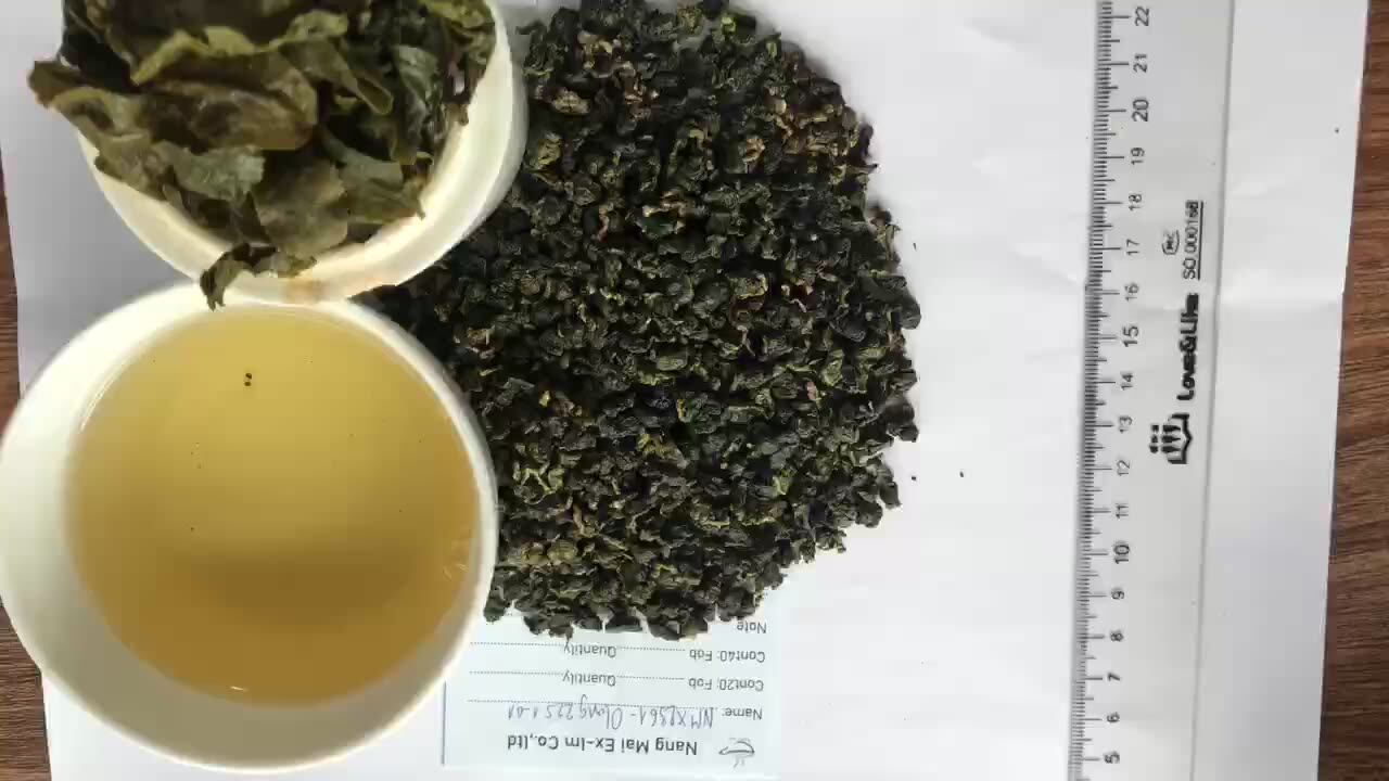 Tie Guan Yin Oolong Green Tea Beautifully Rolled Leaves Smooth