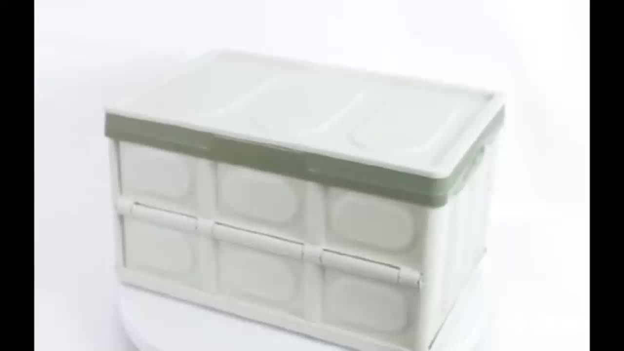 Popular Plastic Foldable Organizer Folding Car Trunk Storage Box Buy