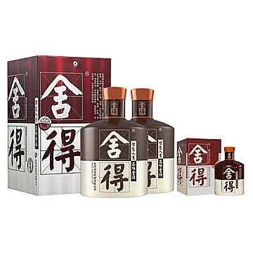 舍得酒品味舍得52度500mL*2瓶+250mL*1瓶[50元优惠券]-寻折猪