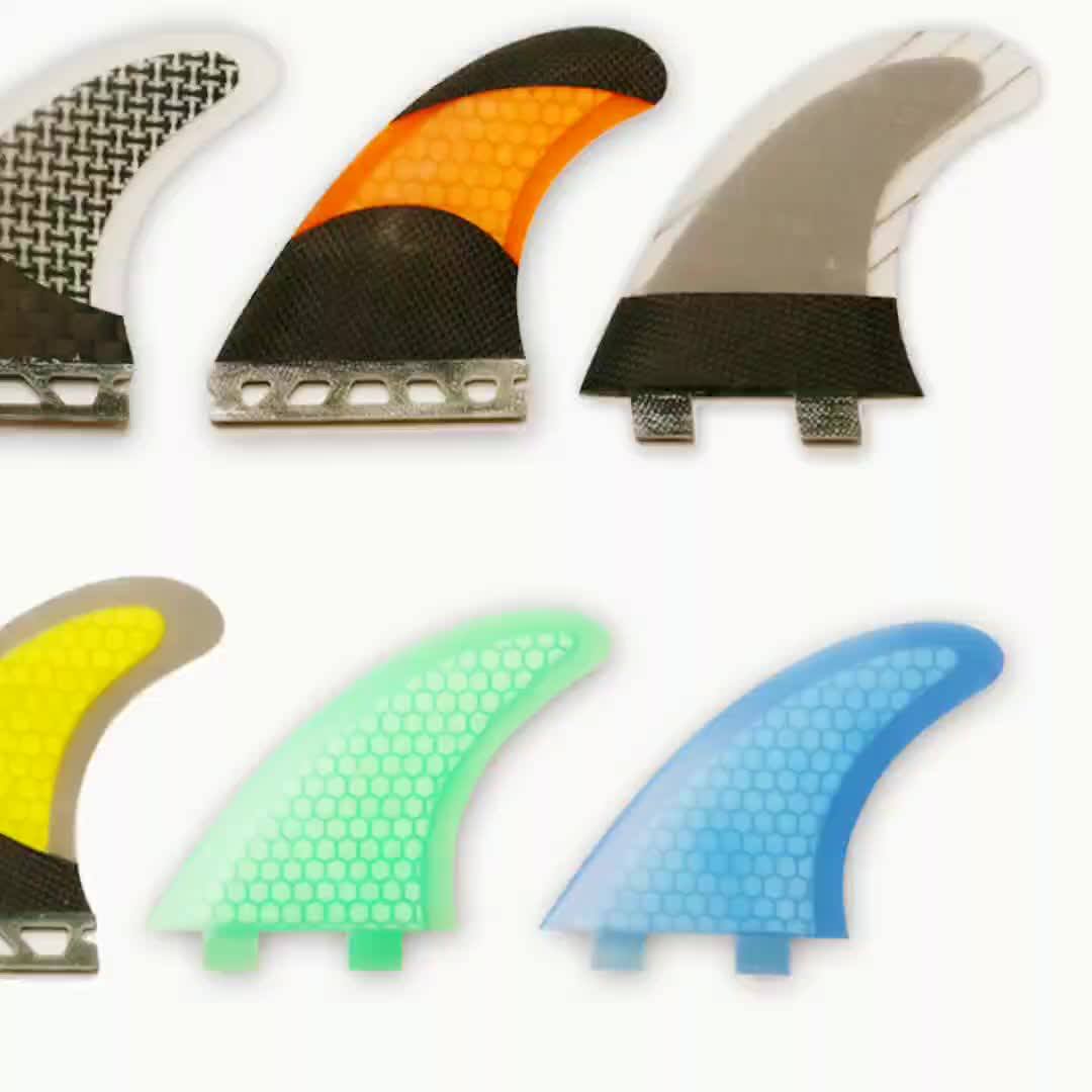 Hot Selling Carbon Fiber Surf Board Fins Thruster Fcs Base
