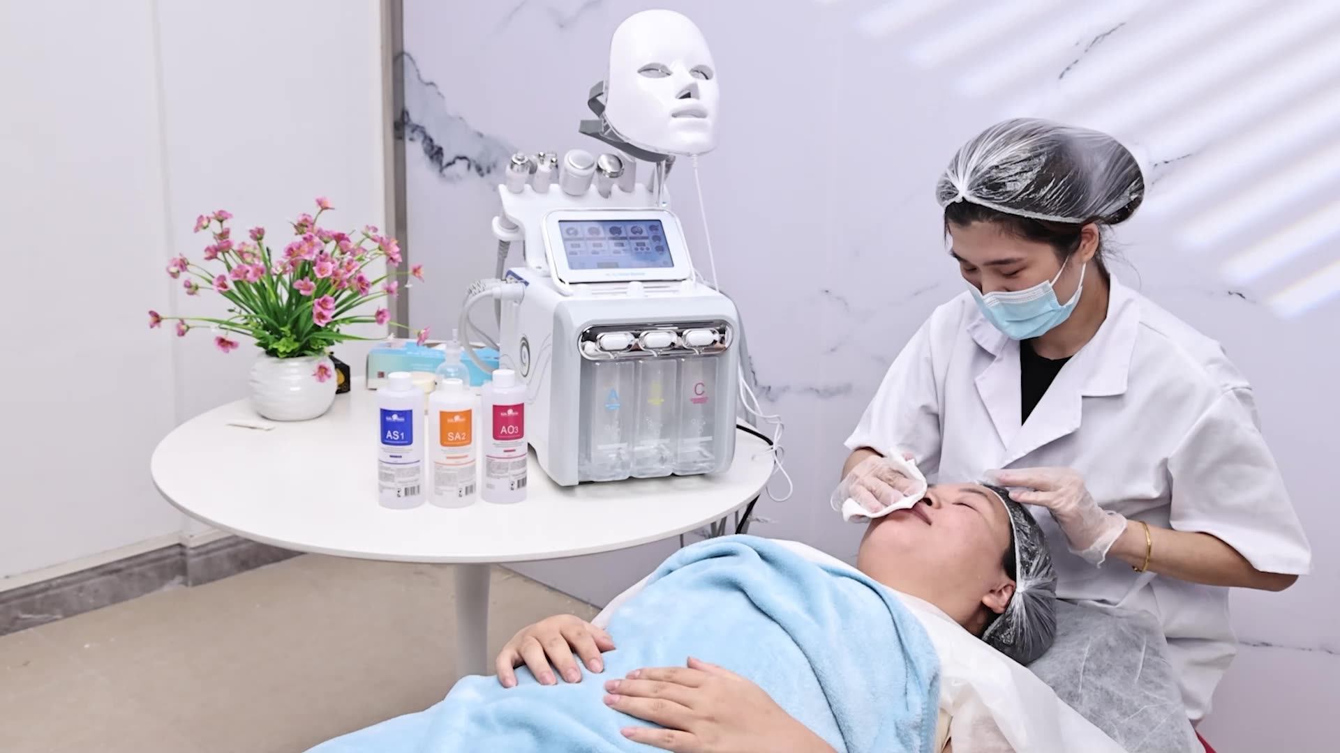 Portable Oxygen Jet Peeling Crystal Microdermabrasion Hidra Machine