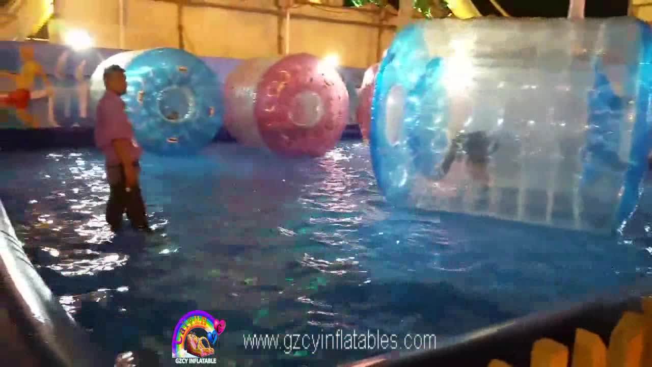Water Park Games Inflatable Water Walking Ball For Rental Water Roller