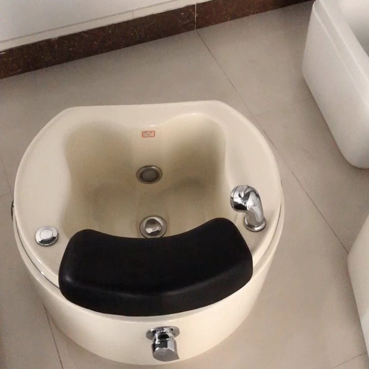 Factory High Quality Hair Salon Ceramic Foot Wash Basin Manicure And