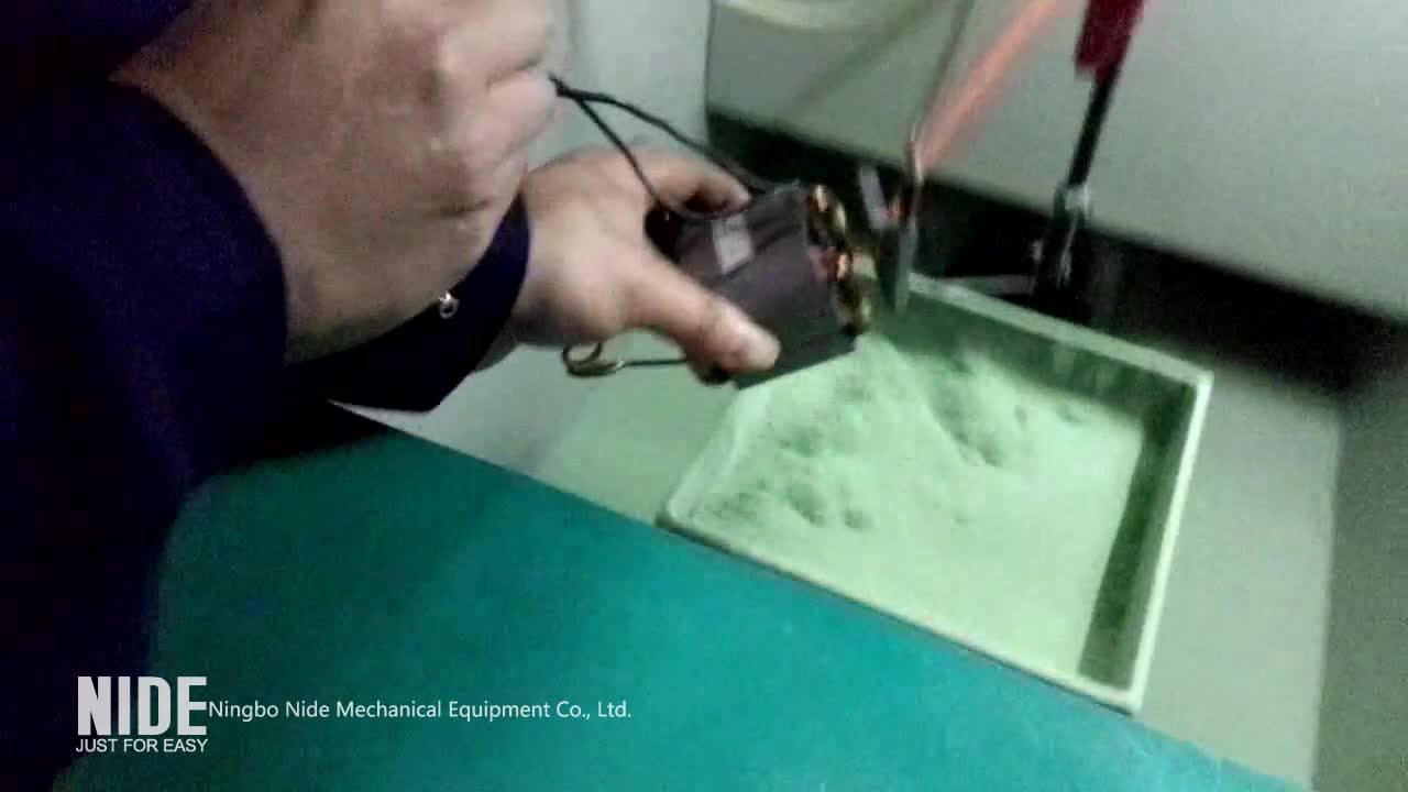 High Efficiency Stator Epoxy Floor Powder Coating Machine For 2 Pole