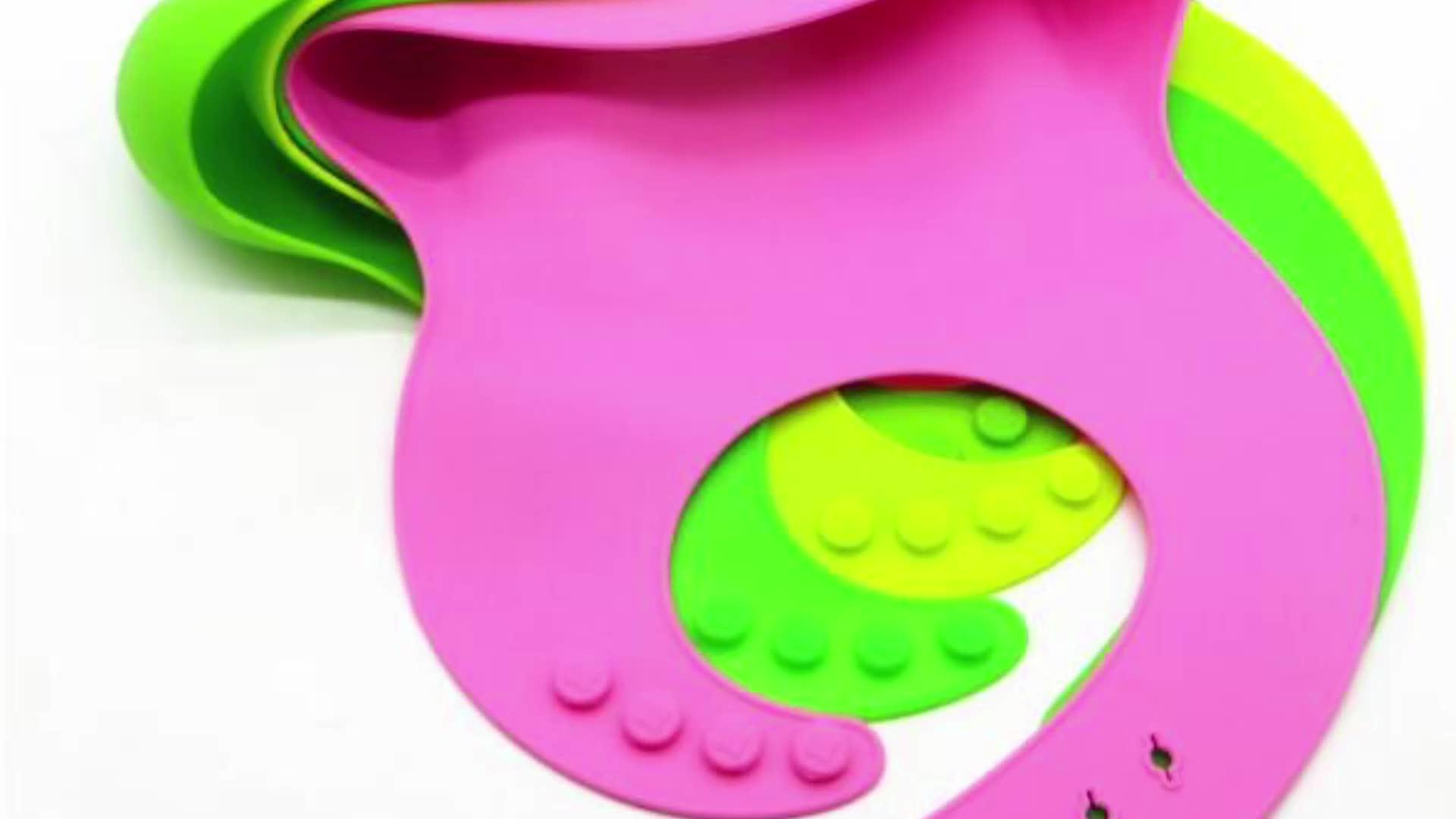 Dawoo 100 Eco Friendly Baby Bib Waterproof Silicone Baby Bib With