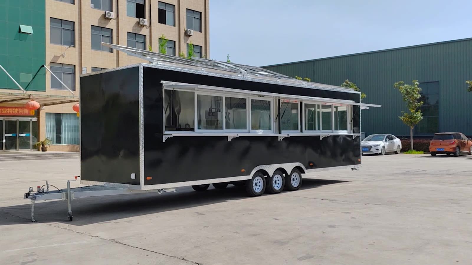 Mobile Food Kiosk Cart 2023 Summer Custom Bbq Food Trucks Mobile Food