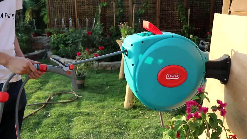 retractable hose reel cart