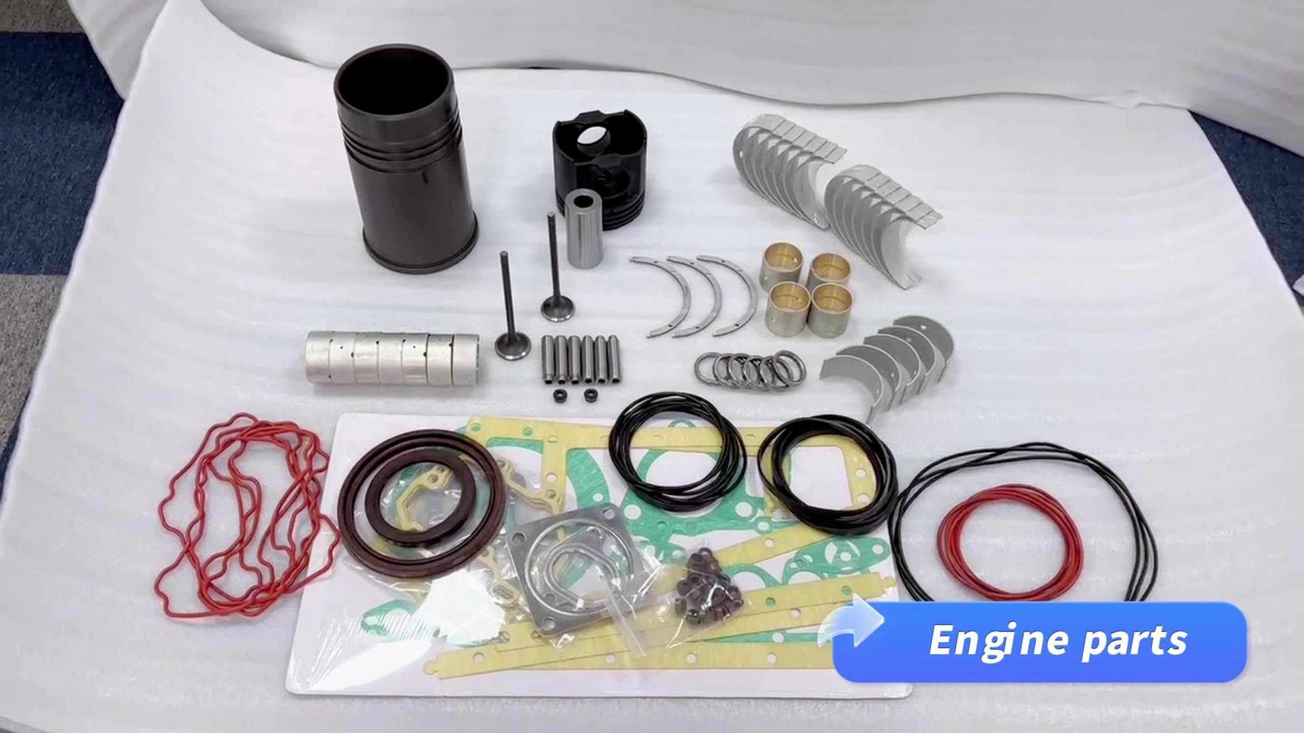 4jj1 Cylinder Liner Overhaul Rebuild Kit Spare Parts Engines Pistones