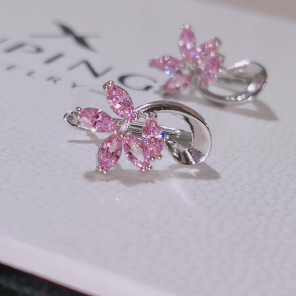 戴上它仿佛走进粉色梦境的耳环你见过吗