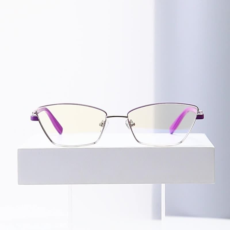 Visualmate Trend Iridescent Metal Cat Eye Different Occasions